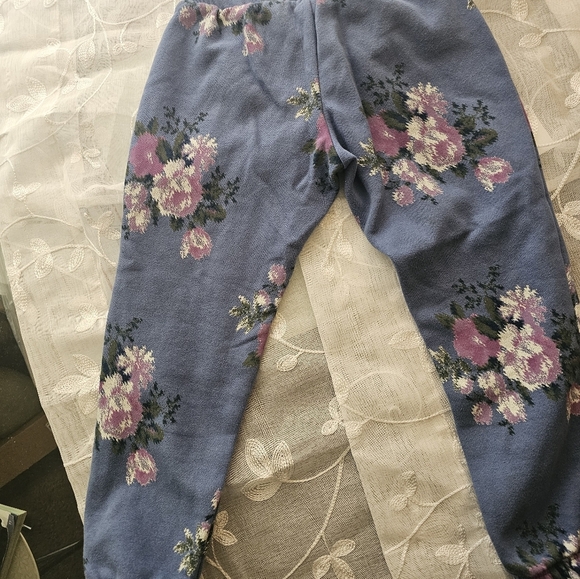 GAP abstract floral joggers sweatpants kids size (S)6-7 - Picture 3 of 6